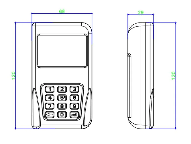 DDZY876 STS Prepayment Postpayment Single Phase Two Wire Keypad Electronic RF LoRa PLC GPRS 3G 4G Module Communication Split Smart Energy Meter