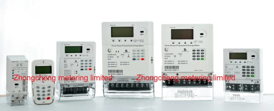 Single Phase Sts Prepaid Prepayment Energy Meter