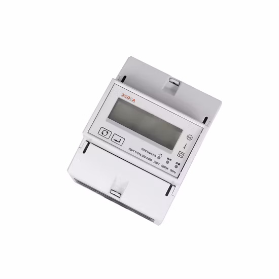 Dac4121c DIN 레일 Tuya 단상 무선 디지털 스마트 에너지 미터