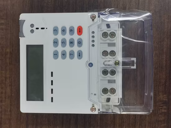 DDZY876 STS 선불 단일 위상 2선식 소음 레일 분할 전자 스마트 에너지 미터