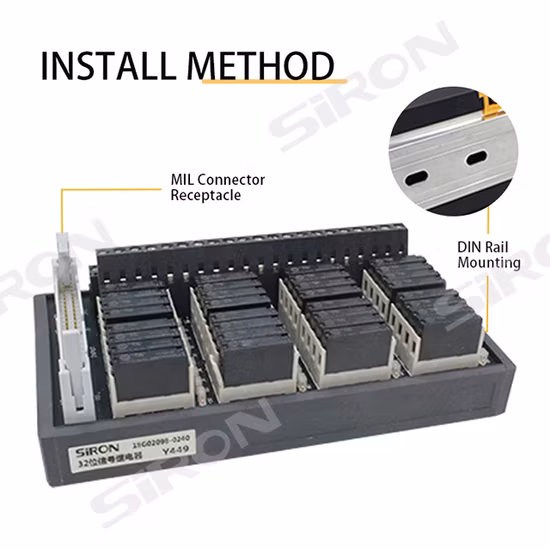 Siron Y449-D 32 웨이 릴레이 출력 모듈, 출력 증폭기 보드, PLC 릴레이 제어 모듈, 출력 보호
